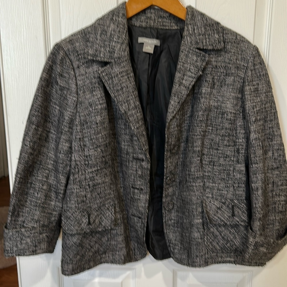 Black tweed jacket